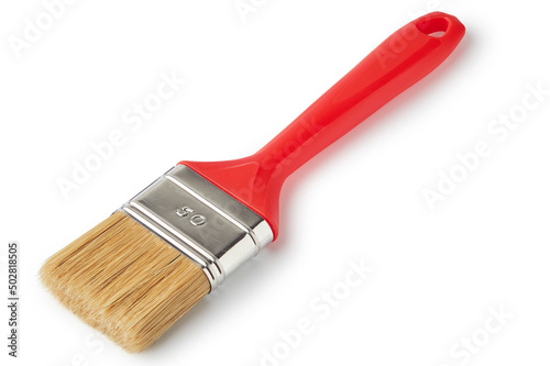 Paint brush isolated over white background.