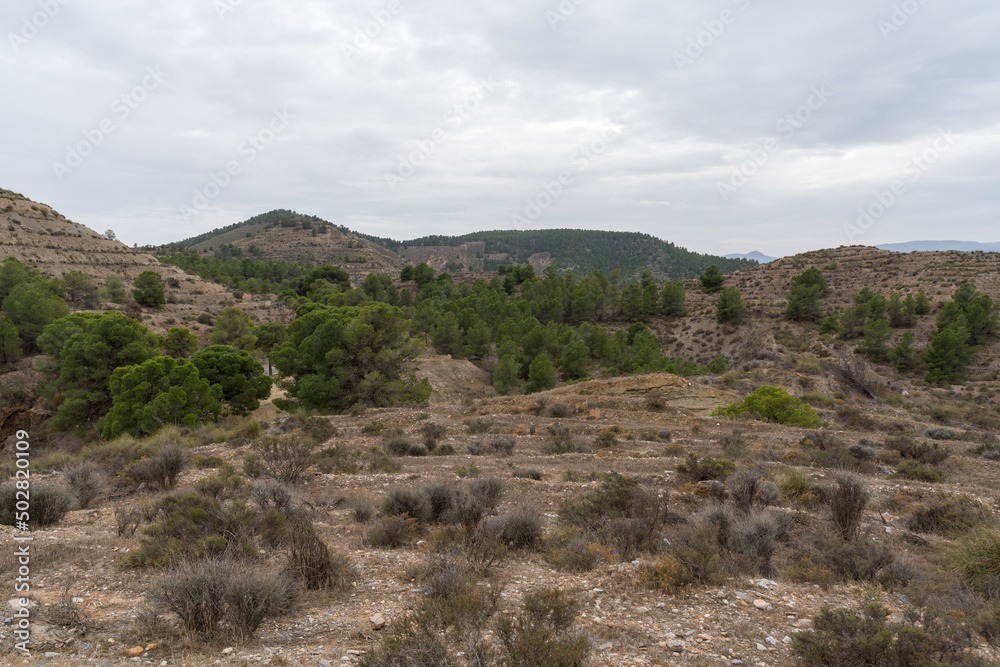 mountainous landscape in the province of Almeria