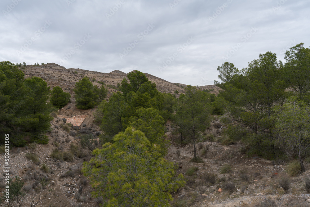 mountainous landscape in the province of Almeria