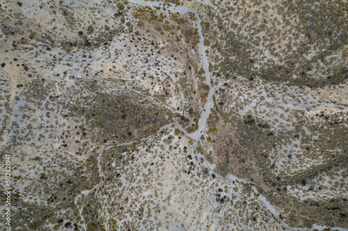 aerial photo of a mountain area