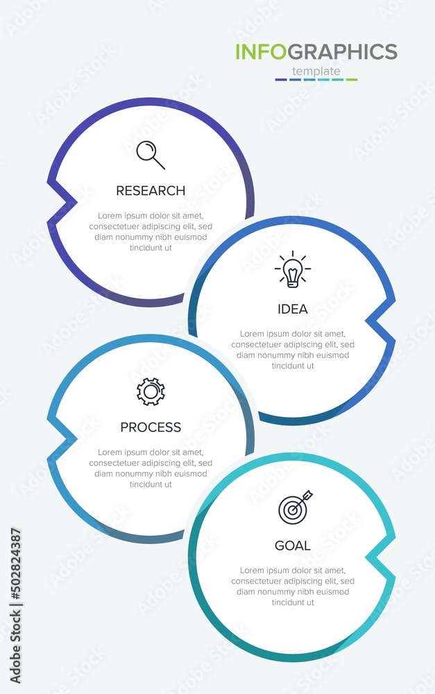 Vertical infographic design with icons and 4 options or steps. Thin line. Infographics business concept. Can be used for info graphics, flow charts, presentations, mobile web sites, printed materials. Vertical infographic design with icons and 4 options or steps. Thin line. Infographics business concept. Can be used for info graphics, flow charts, presentations, mobile web sites, printed materials.