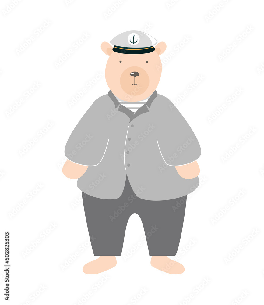 bear captain sailor