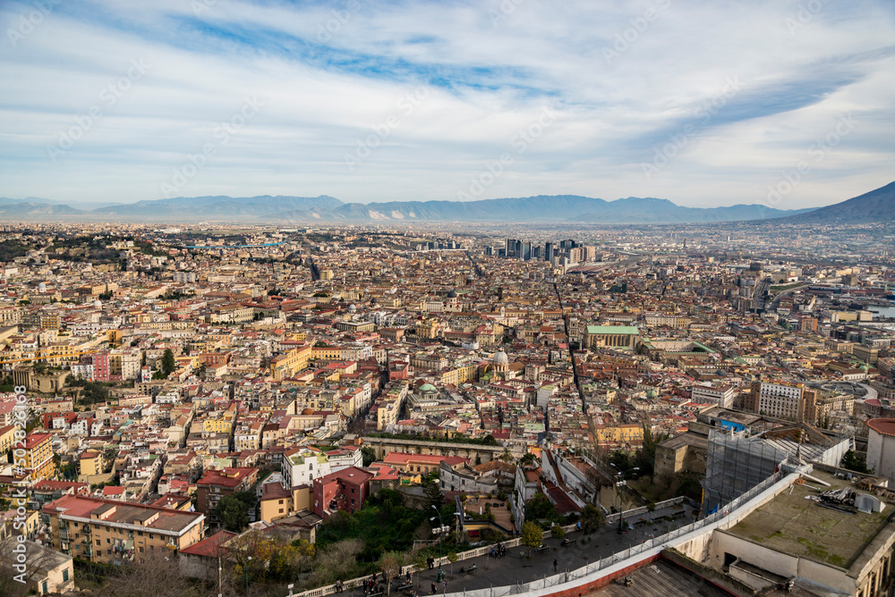 View of Naples from Castle Sant Elmo