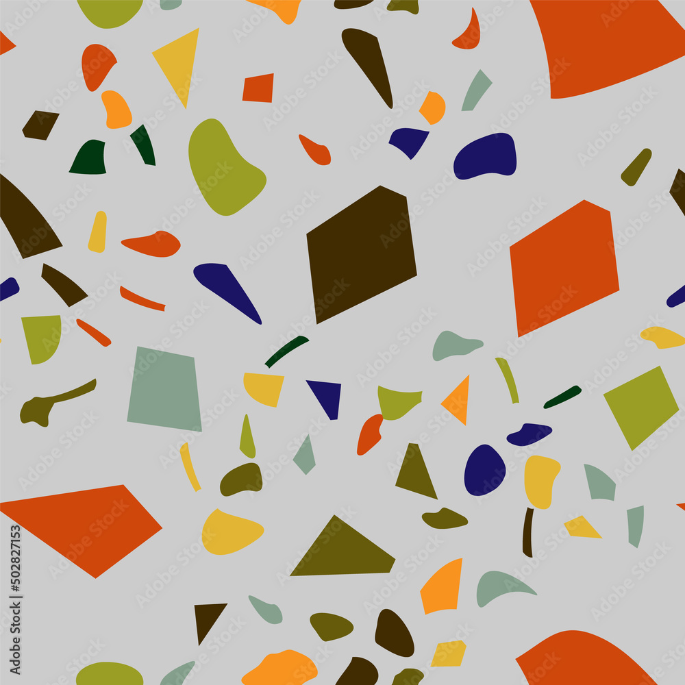 Terrazzo flooring vector seamless pattern. Graphic modern pattern. Vector illustration. Terrazzo flooring vector seamless pattern. Graphic modern pattern. Vector illustration.