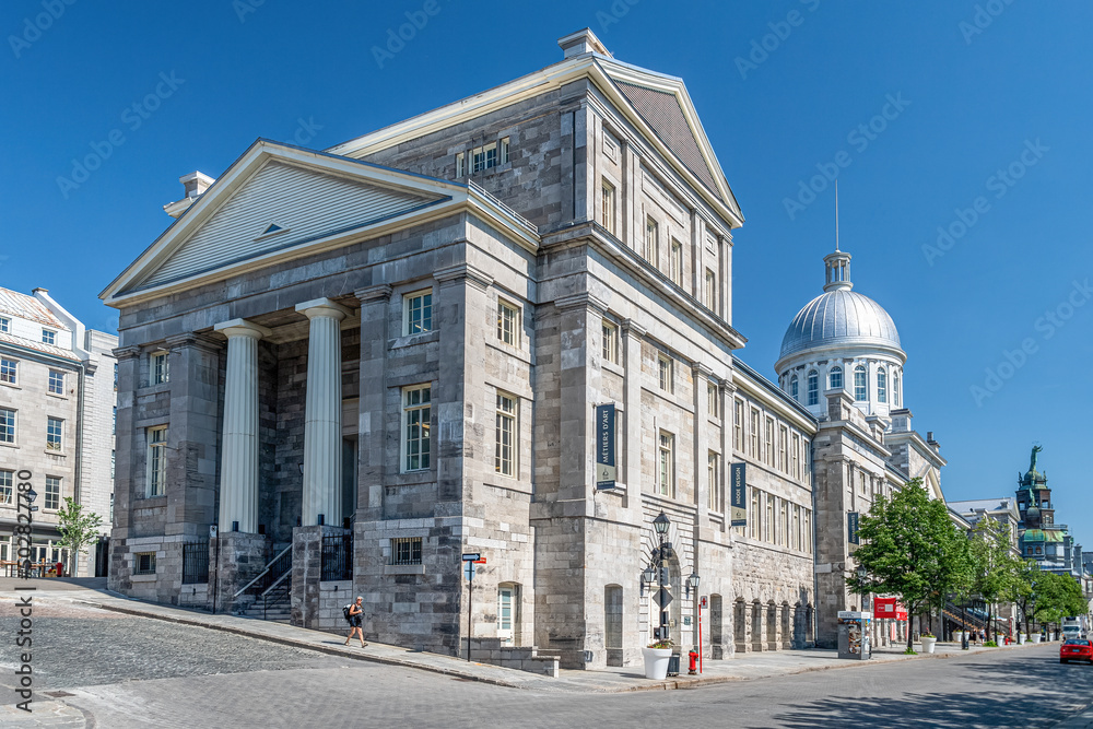 Colonial architecture in Old Montreal, Canada