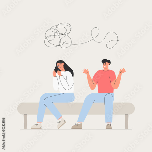 Family conflict between husband and wife