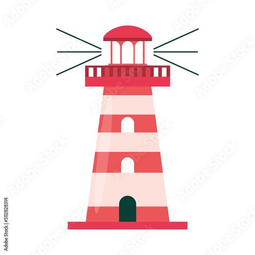 lighthouse flat icon