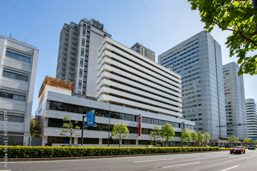 東京都港区赤坂の赤坂郵便局 Stock Photo Adobe Stock