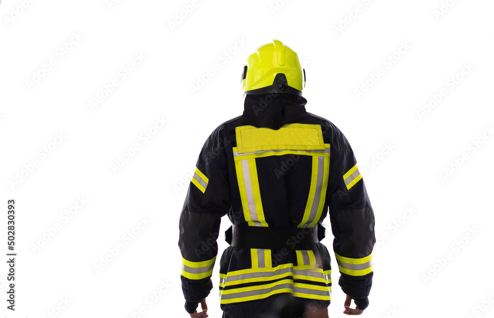 lifeguard in the form of a view from the back on a white background lifeguard in the form of a view from the back on a white background