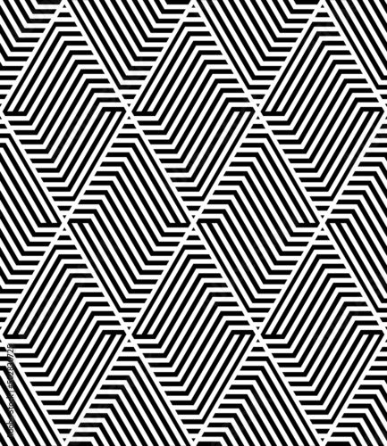 Abstract seamless geometric diamonds pattern. Lines texture.