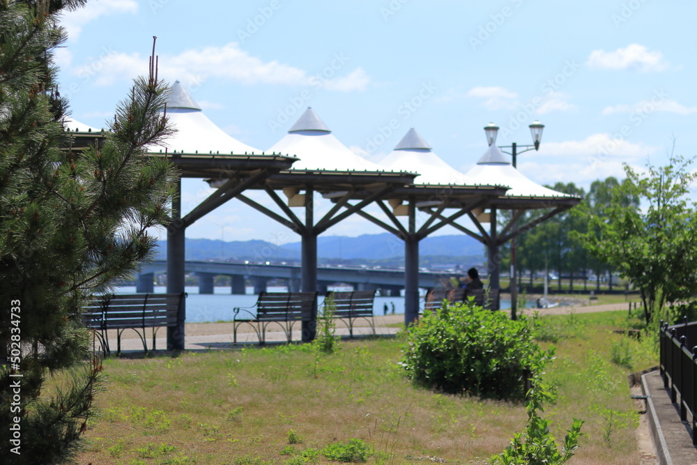 琵琶湖を望む景色 琵琶湖を望む景色