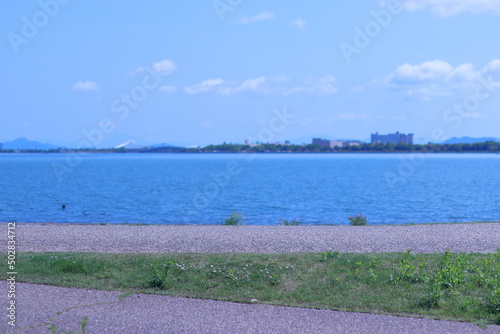 琵琶湖を望む景色