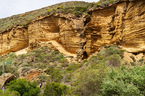 Sandstone Cliffs in Canyon, hillside, hill