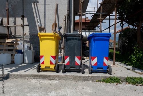 containers for separate waste collection