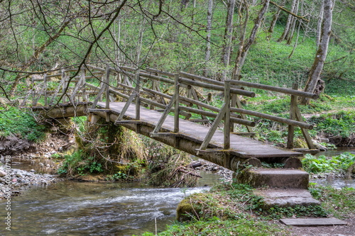 Under the wooden bridges the mountain stream Gauchach flows quietly through a wild and romantic gorge. The Gauchach gorge was already designated as a nature reserve in 1939........