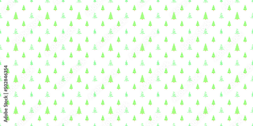 Seamless colored pattern with christmas trees. Abstract geometric wallpaper. Print for textiles, fabrics, polygraphy, posters