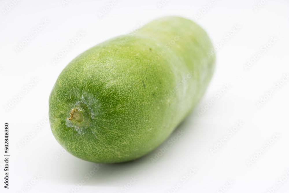 Wax gourd or Chalkumra isolate on white background Wax gourd or Chalkumra isolate on white background