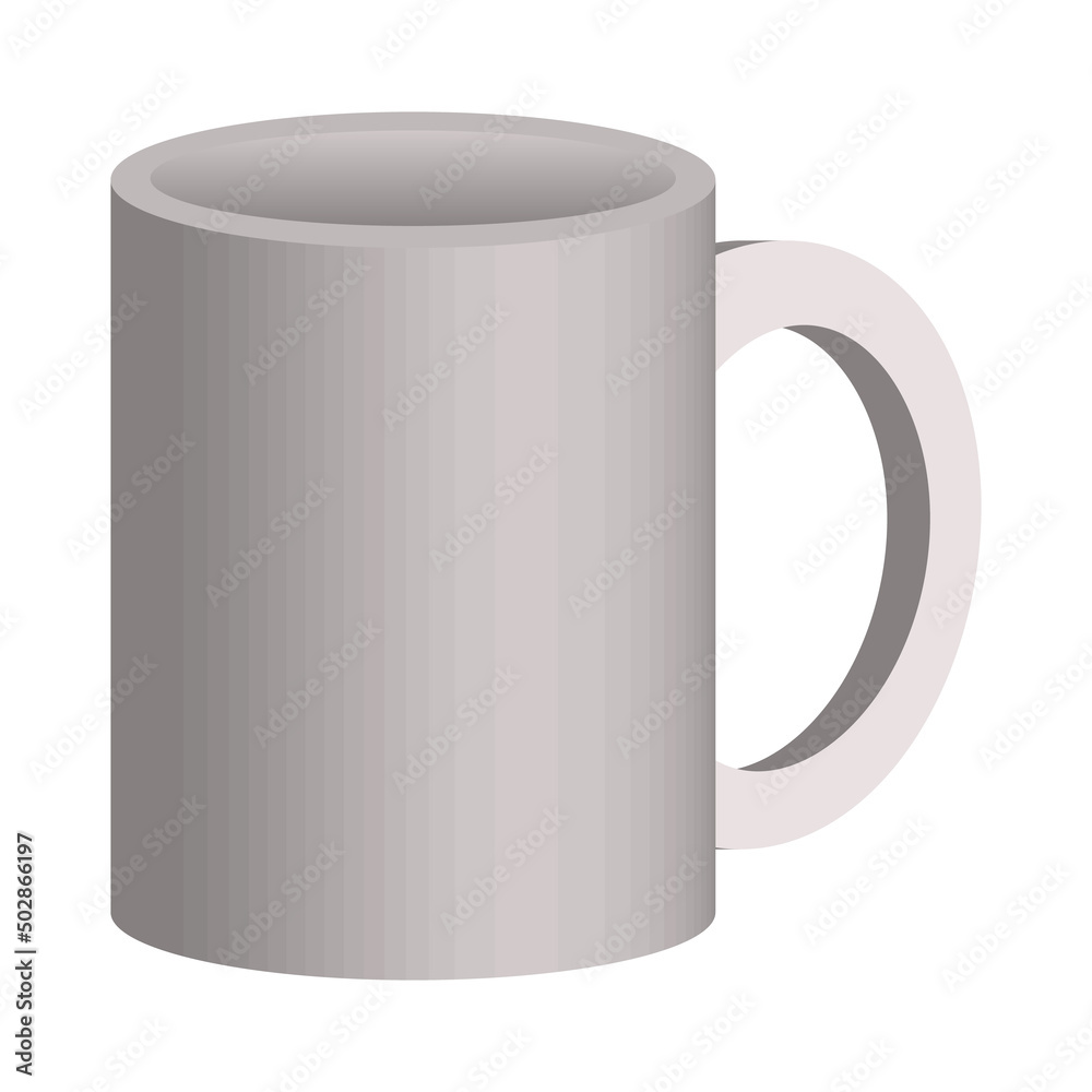 3d drinking mug or cup vector illustration for design element 3d drinking mug or cup vector illustration for design element