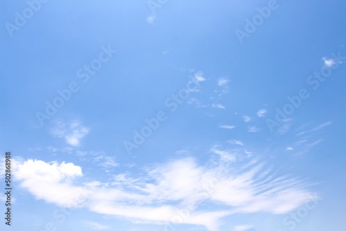 Clouds bluesky summer background and natural vast space patterns photo