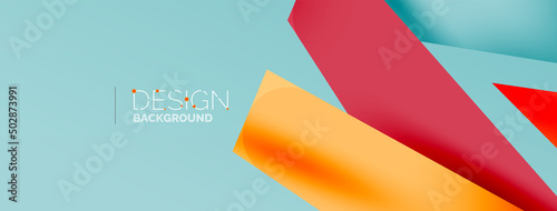 Background abstract overlapping shapes. Minimal composition vector illustration for wallpaper banner background or landing page