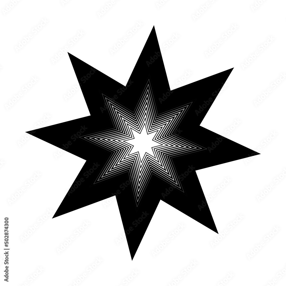 Obraz premium Star vector icon illustration eps - Vector