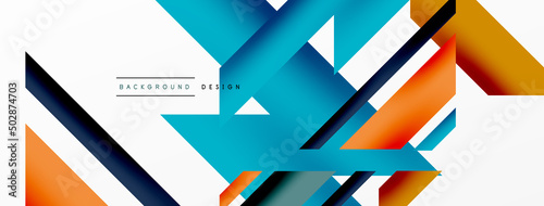 Dynamic lines background. Wallpaper for concept of AI technology, blockchain, communication, 5G, science, business and technology