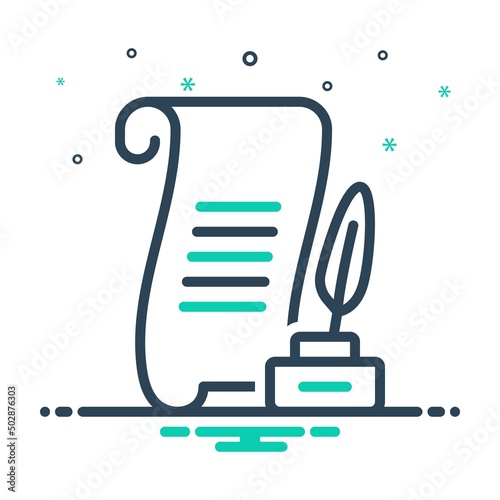 Mix icon for poem