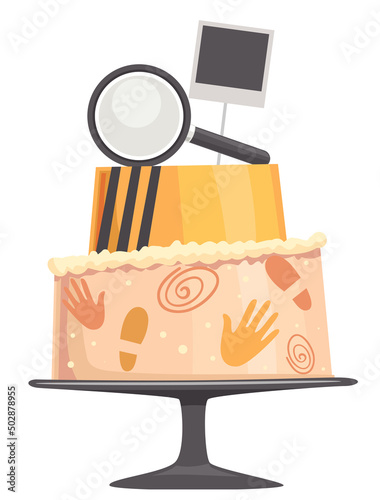 Mystery Theme Birthday Cake...