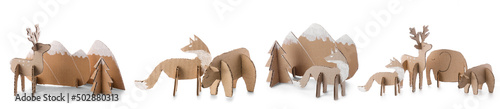 Handmade cardboard toys on ...