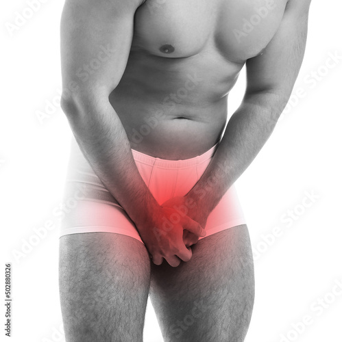 Young man with urologic dis...