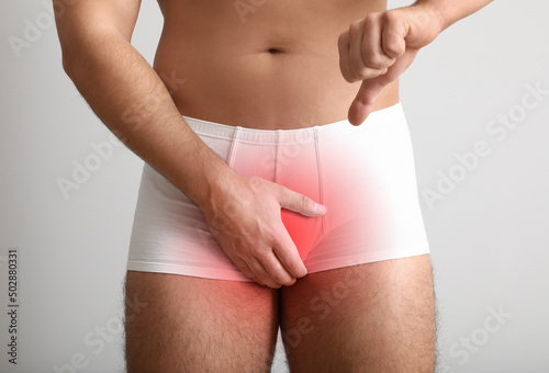 Young man with urologic dis...