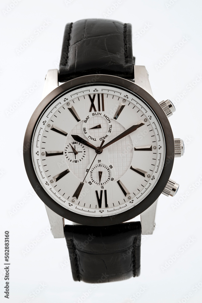 Wristwatch isolated on white background. Wristwatch isolated on white background.