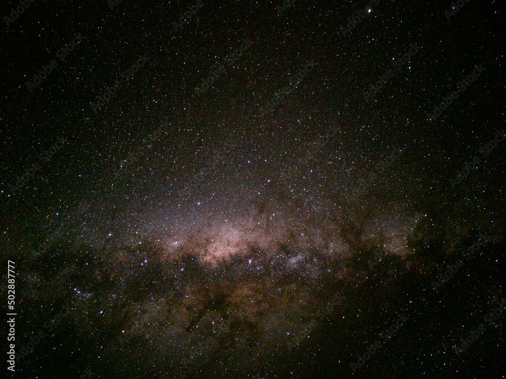 Horizontal shot of the Milky Way in Chile's night skies
