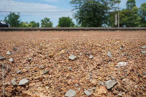 blurry road construction layer SOIL AGGREGATE SUBBASE