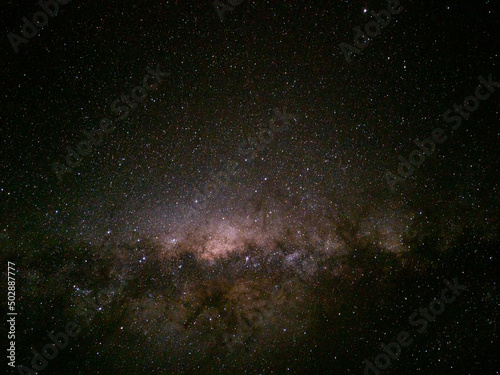 Horizontal shot of the Milky Way in Chile's night skies