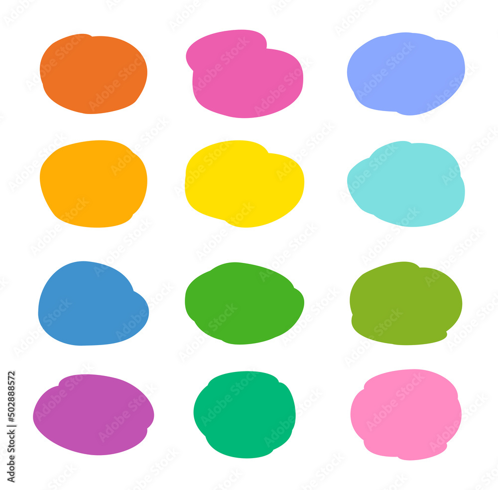 Abstract oval shape elements and free form background. Abstract oval shape elements and free form background.