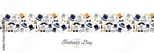 Happy Father's Day banner.