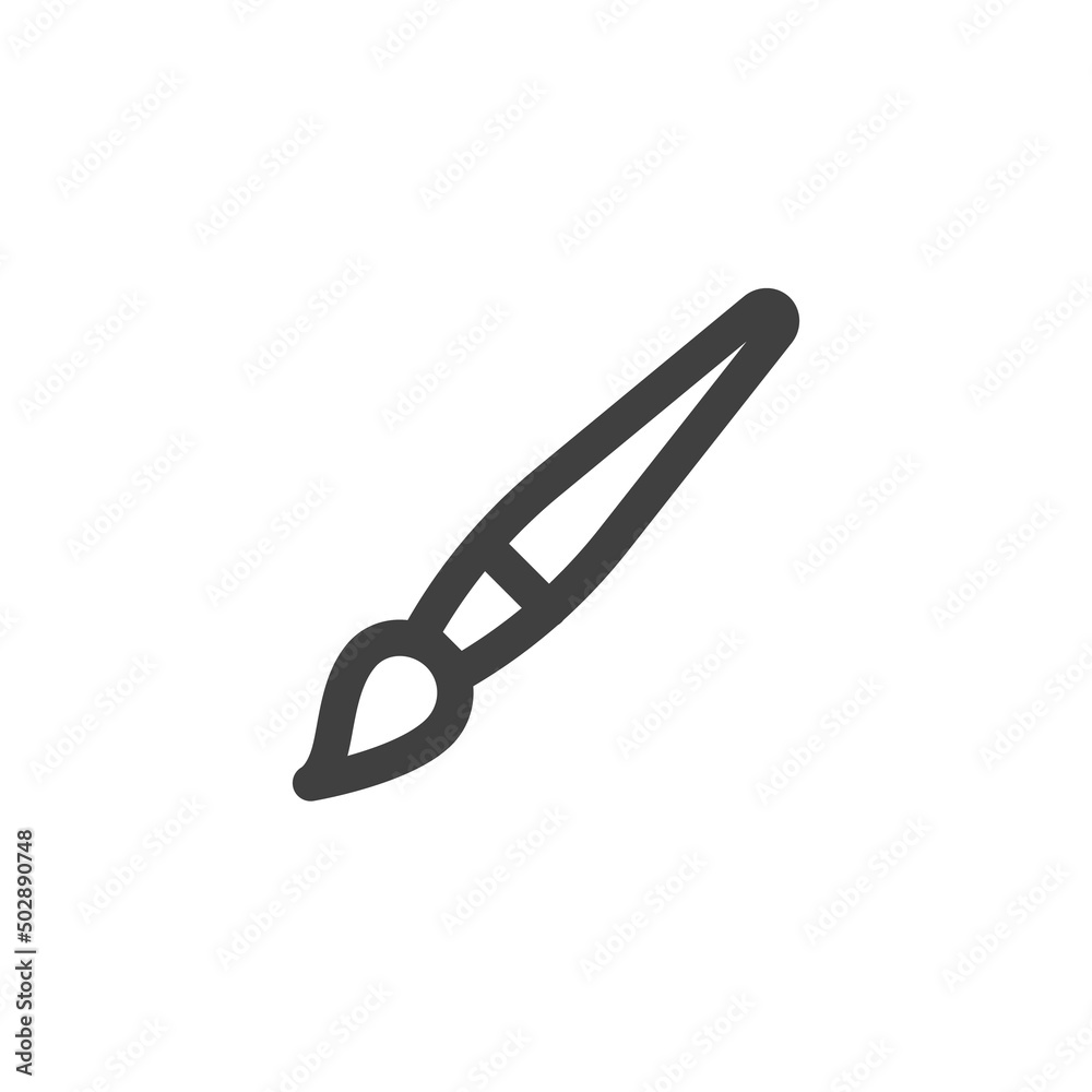 Paint brush line icon Paint brush line icon