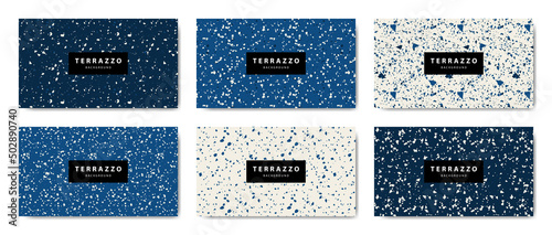 Terrazzo floor wallpaper background