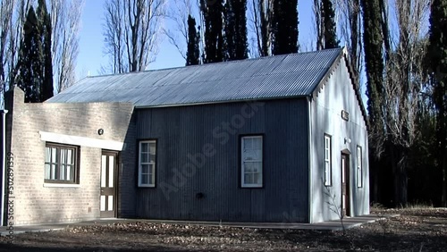 A Welsh Chapel in Gaiman, Welsh Colonial Village near Trelew, Chubut Province, Patagonia, Argentina.   photo