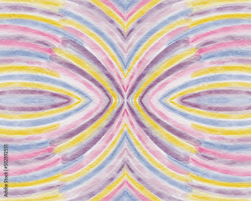 abstract texture with digital watercolor of purple and yellow colors