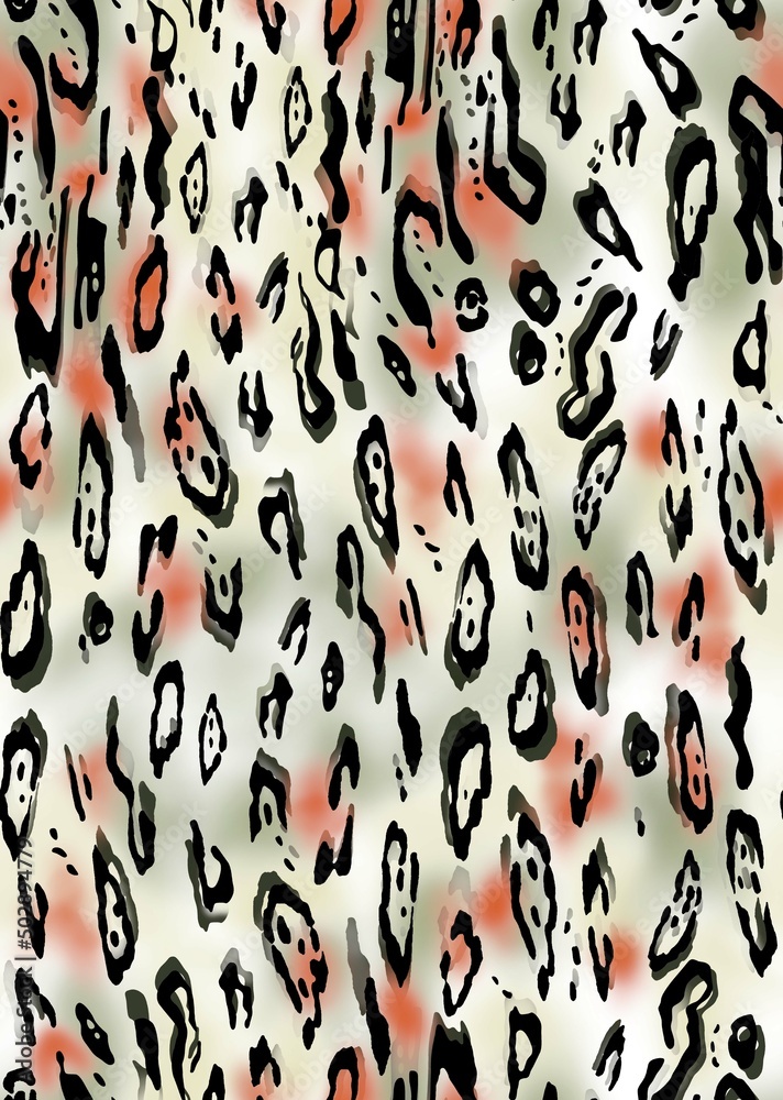 colorful abstract animal print. colorful abstract animal print.