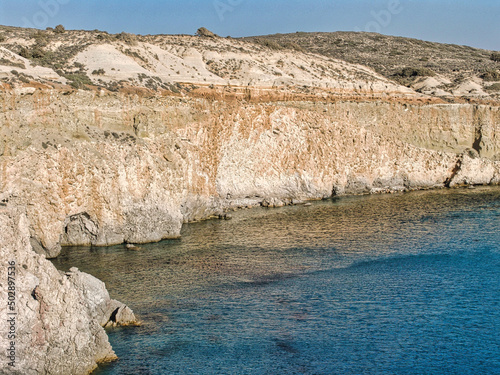 Tsigrado in Milos island in Greece photo