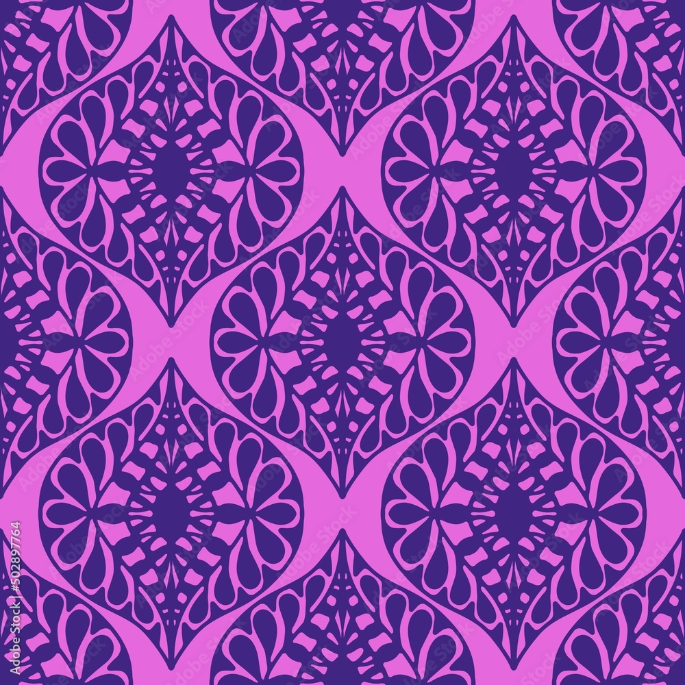 Abstract seamless ethnic pattern for fabrics and textiles and packaging and linens and gifts and cards and hobbies Abstract seamless ethnic pattern for fabrics and textiles and packaging and linens and gifts and cards and hobbies