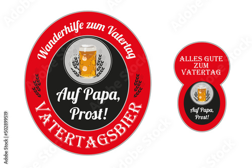 Bieretikette Vatertagsbier