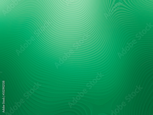 abstract vivid green background with circular ines photo