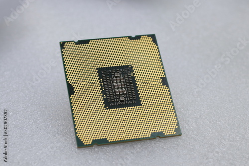 desktop computer processor, new generation cpu close-up