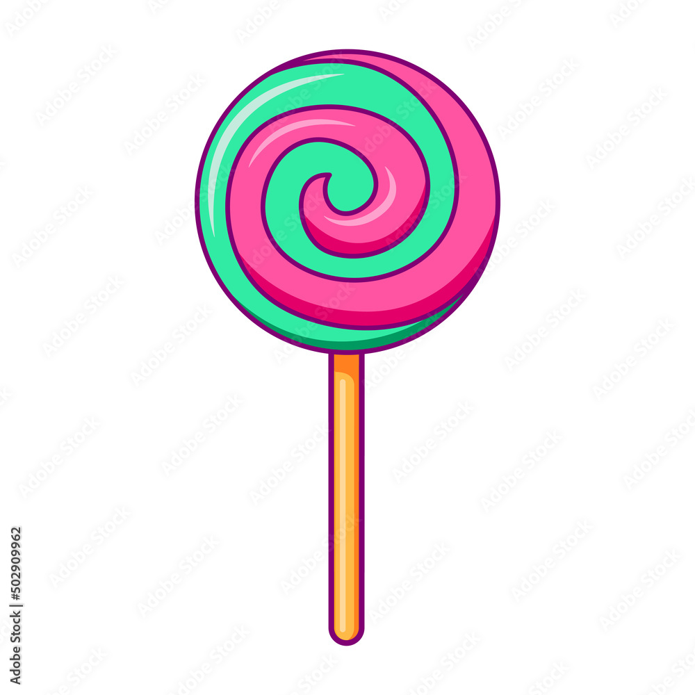 Spiral striped colorful lollipops on sticks.Sweet cute swirl lollipops.Colored sugar candies.Hand drawn style. Candy icon set.Sweet caramel suckers. Isolated on white background. Spiral striped colorful lollipops on sticks.Sweet cute swirl lollipops.Colored sugar candies.Hand drawn style. Candy icon set.Sweet caramel suckers. Isolated on white background.