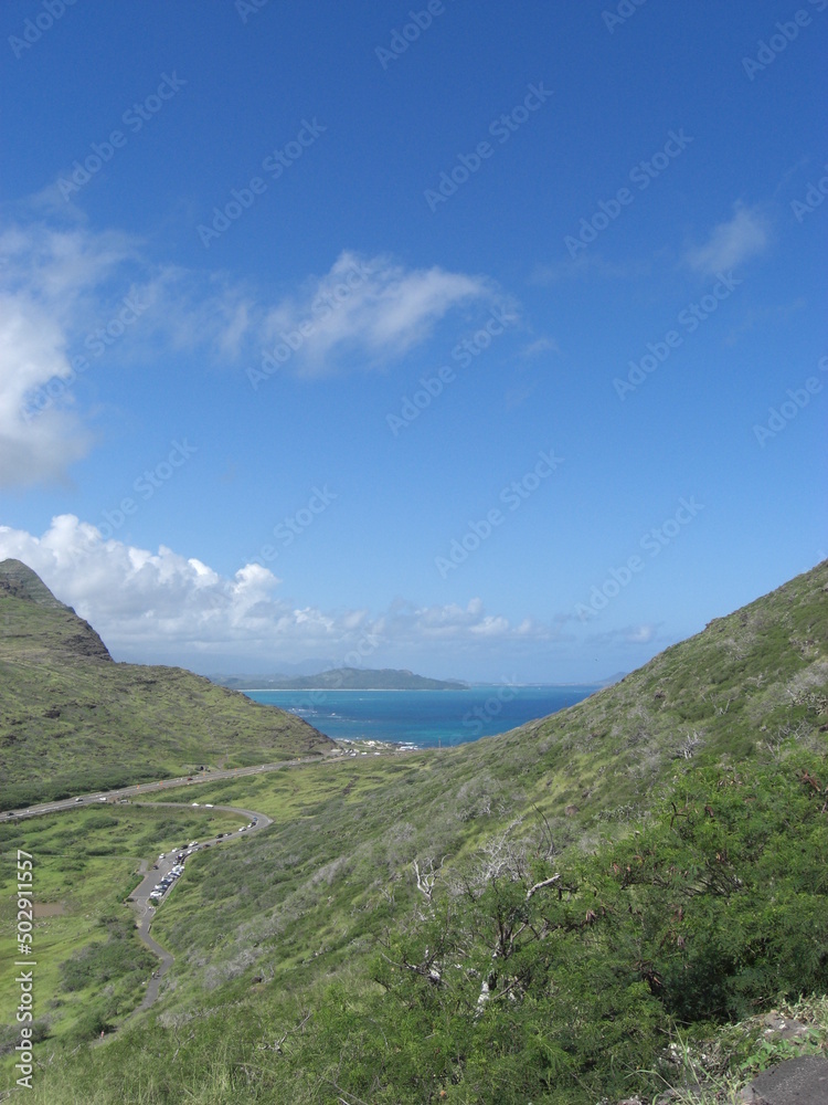 Ocean view from the Makapu’u Point Lighthouse Trail, Oahu island, Hawaii, year 2011 Ocean view from the Makapu’u Point Lighthouse Trail, Oahu island, Hawaii, year 2011