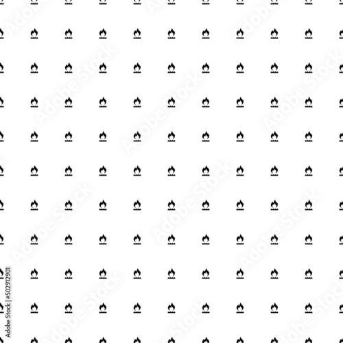 Square seamless background pattern from black gas symbols. The pattern is evenly filled. Vector illustration on white background